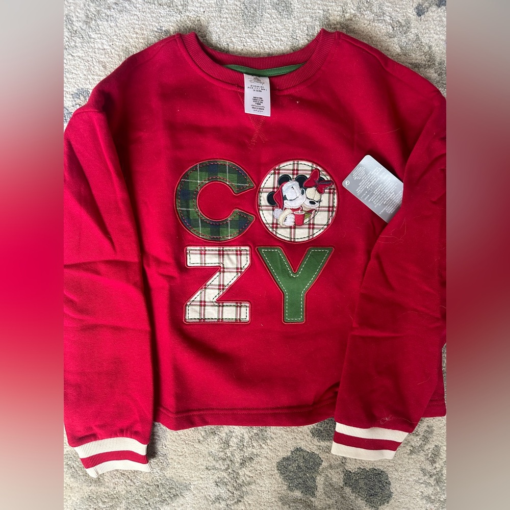 Disney Mickey and Minnie Mouse cozy sweatshirt